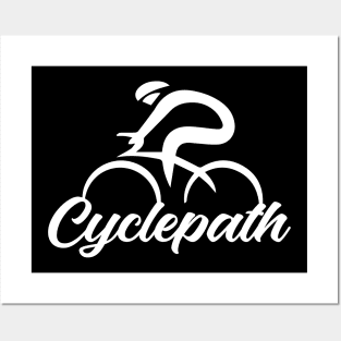 Cyclepath bicycle rider extraordinaire Posters and Art